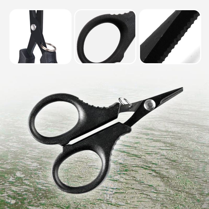 🔥Stainless steel fishing scissors🔥(Buy one, get four free.)
