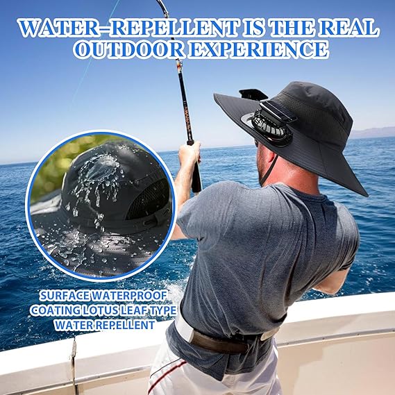 🔥Last Day 49% OFF-⚡2025 New Ultralight Solar Fan Sun Hat – Lighter Than a Baseball!⚾