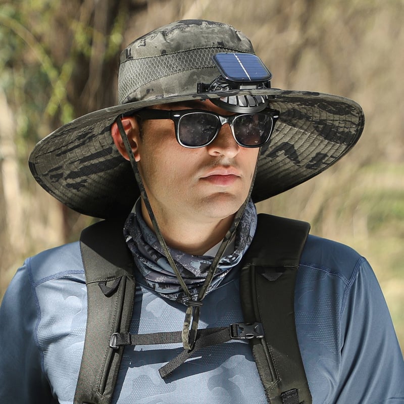 🔥Last Day 49% OFF-⚡2025 New Ultralight Solar Fan Sun Hat – Lighter Than a Baseball!⚾