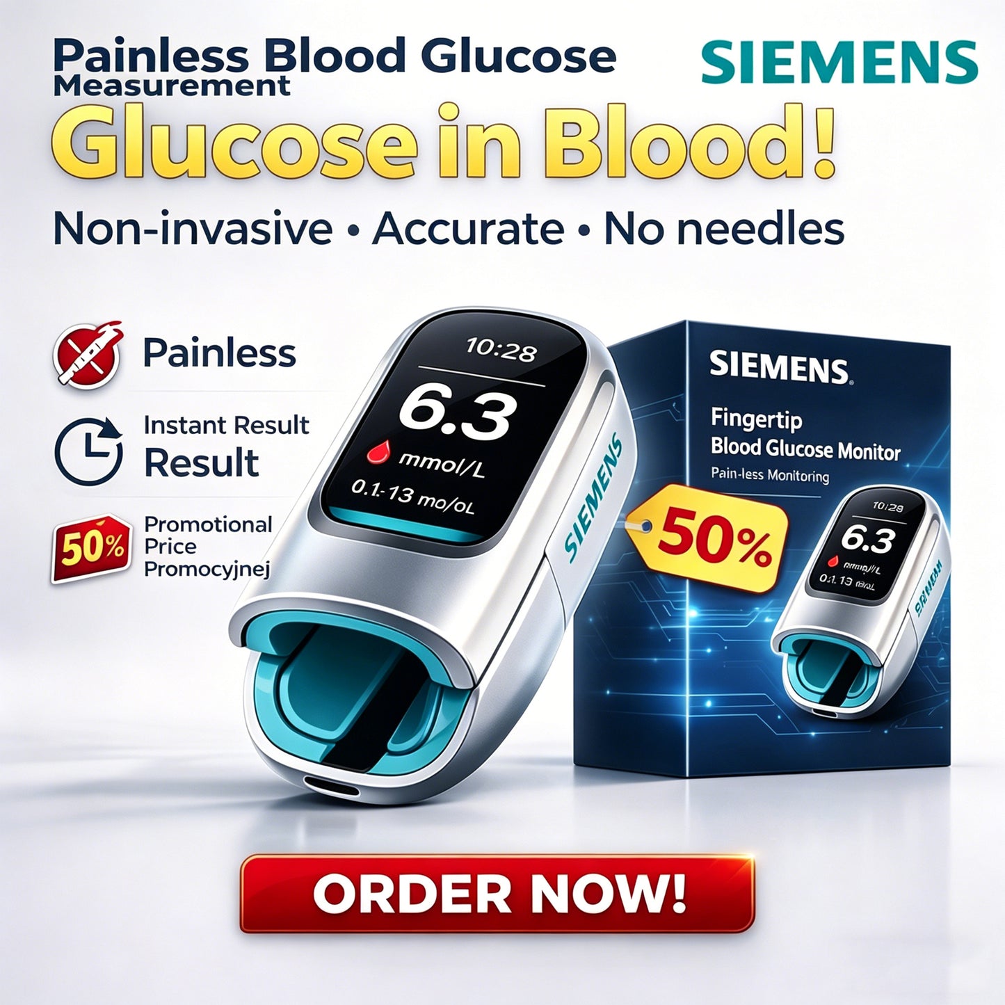 2026 new non-invasive smart blood glucose meter