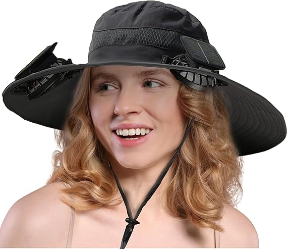 🔥Last Day 49% OFF-⚡2025 New Ultralight Solar Fan Sun Hat – Lighter Than a Baseball!⚾
