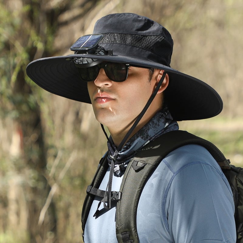 🔥Last Day 49% OFF-⚡2025 New Ultralight Solar Fan Sun Hat – Lighter Than a Baseball!⚾