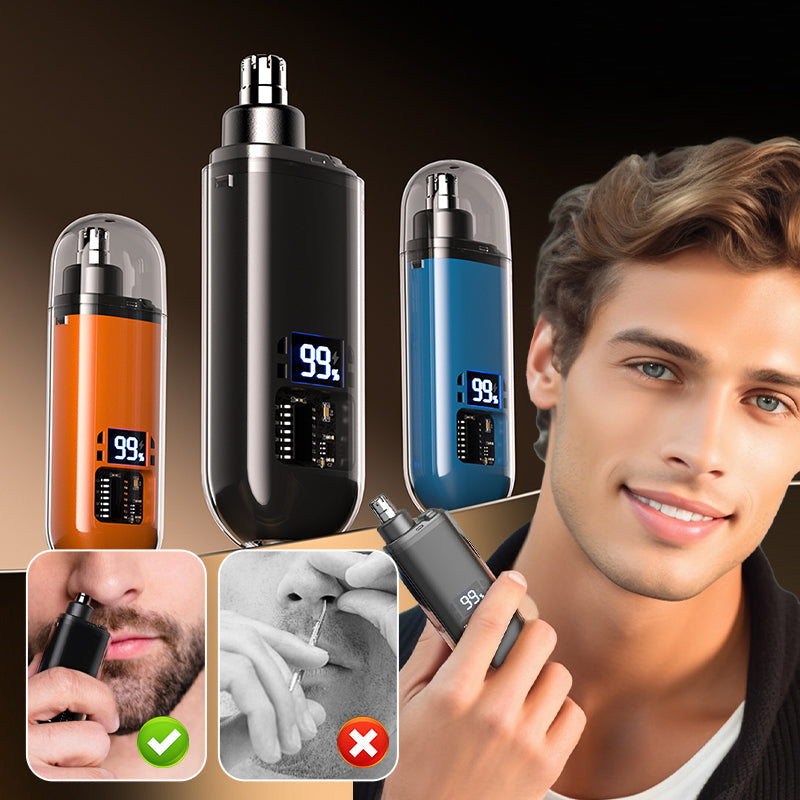 👃 50% OFF NOW! ✨ Electric Nose Hair Trimmer – Painless, Waterproof & Quick 1-Second Trimming 🎁
